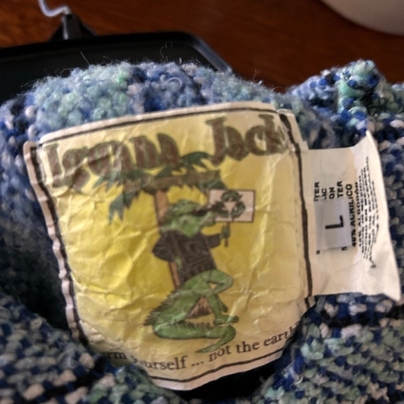 Iguana Jack Rug Hoodie Size Large - Picture 2 of 3